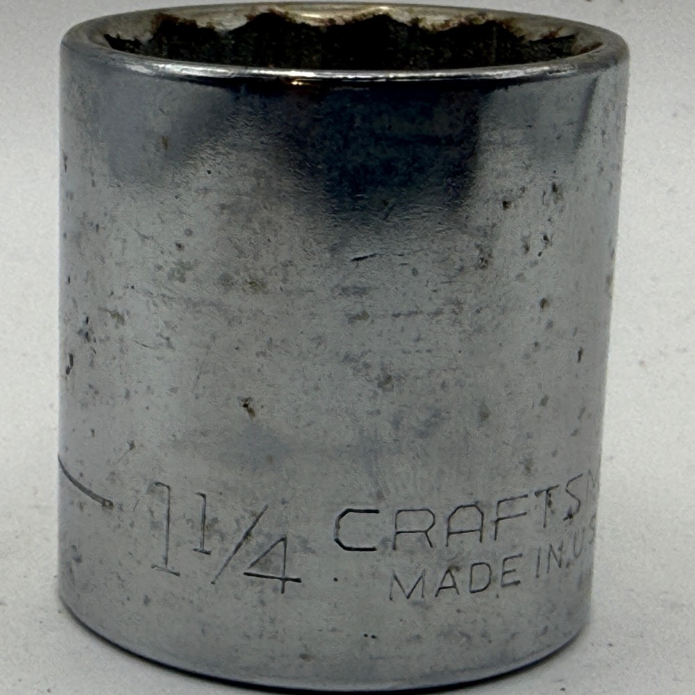Craftsman Socket 1 1/4 Inch 12 Point 1/2 Drive‎ V Series 47517 USA